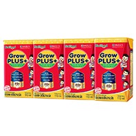 Sữa bột pha sẵn Grow Plus+ Nutifood ít đường 110ml – Lốc 4 hộp