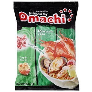 Mì Omachi tôm chua cay 5 sao 78g,80g