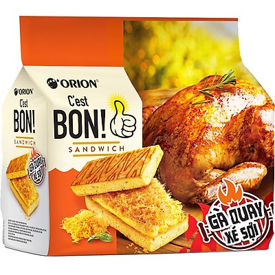 Bánh C'est Bon 6P sanwich gà quay 150g