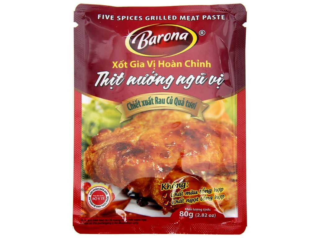 Xốt Barona Thịt nướng ngũ vị 80g