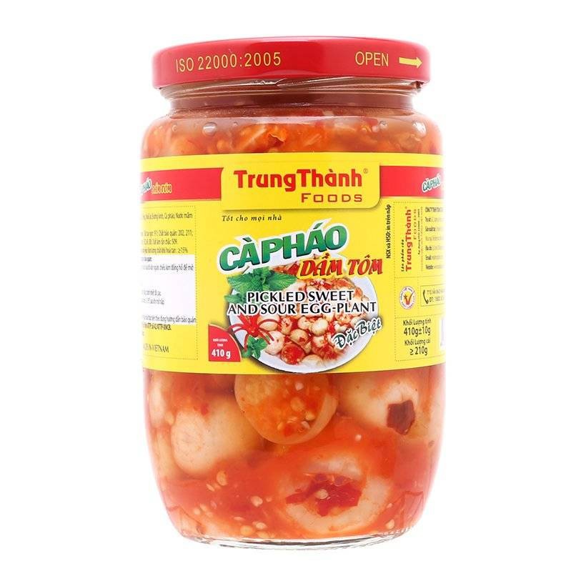 Cà pháo dầm tôm Trung Thành 410g