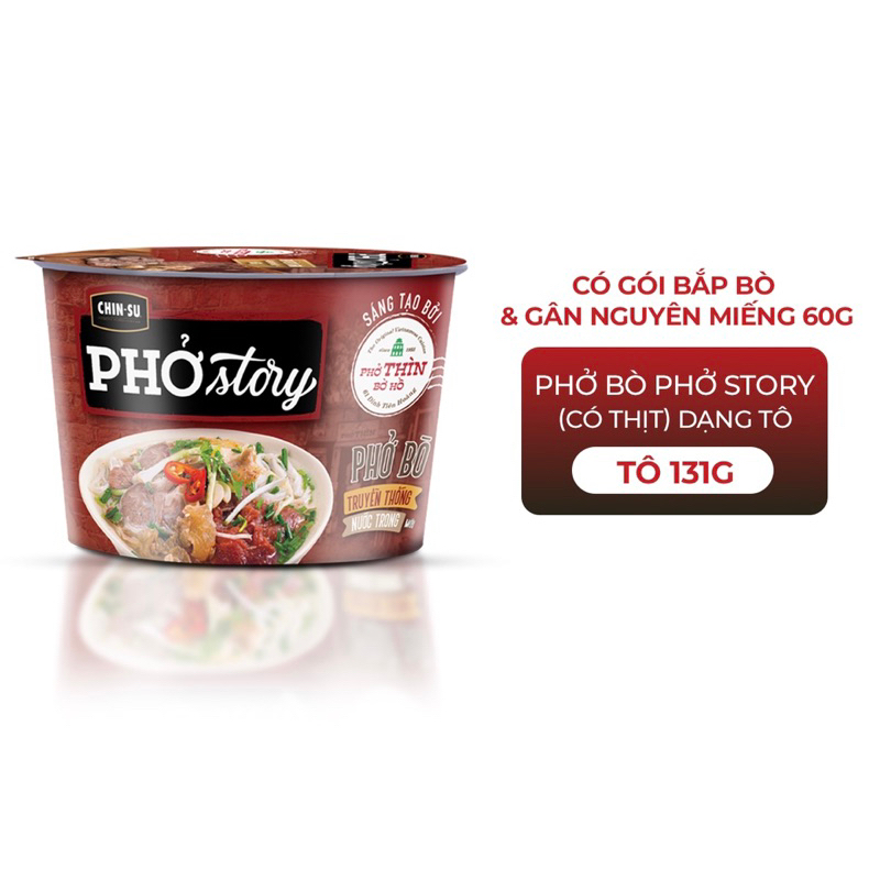 Phở Bò Phở Story (có thịt) Tô 31gr/12
