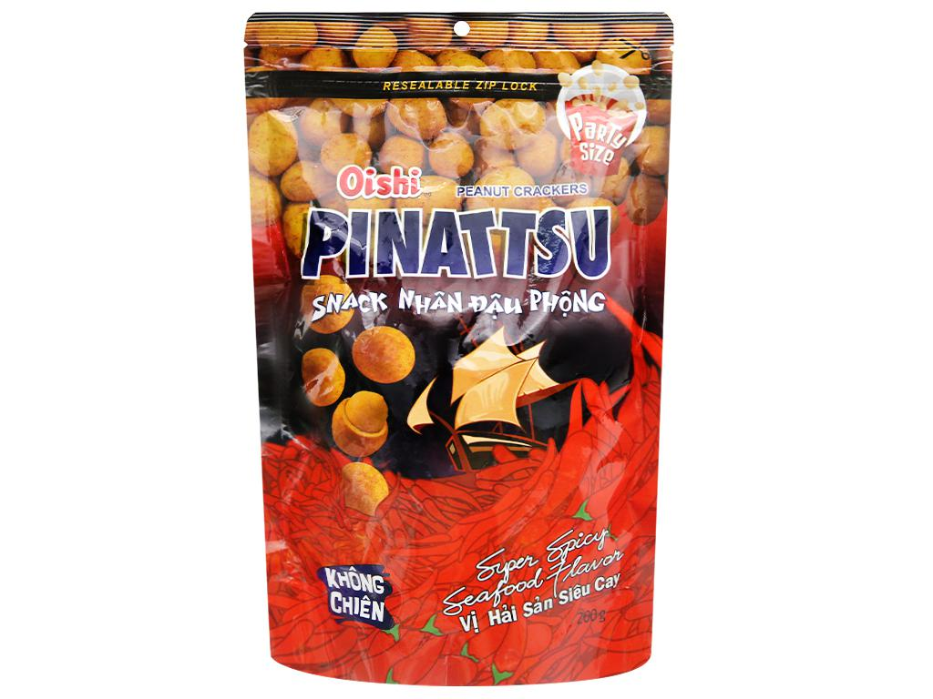 Đậu phộng Oishi mực cay, hải sản cay, muối, tỏi 30g,42g/100