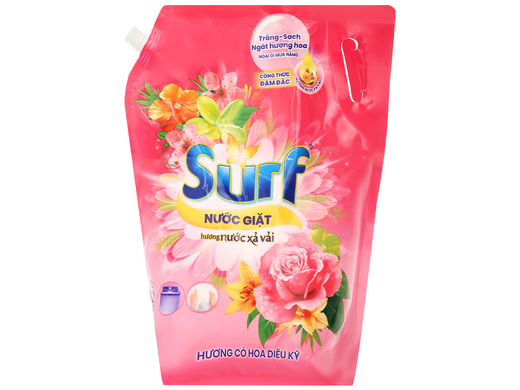 Nước Giặt SURF Hương Cỏ Hoa Diệu Kì 3.3kg