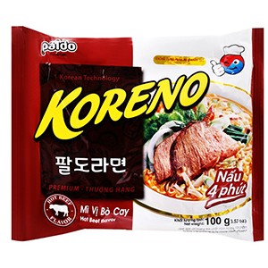 Mì Koreno bò cay 100g
