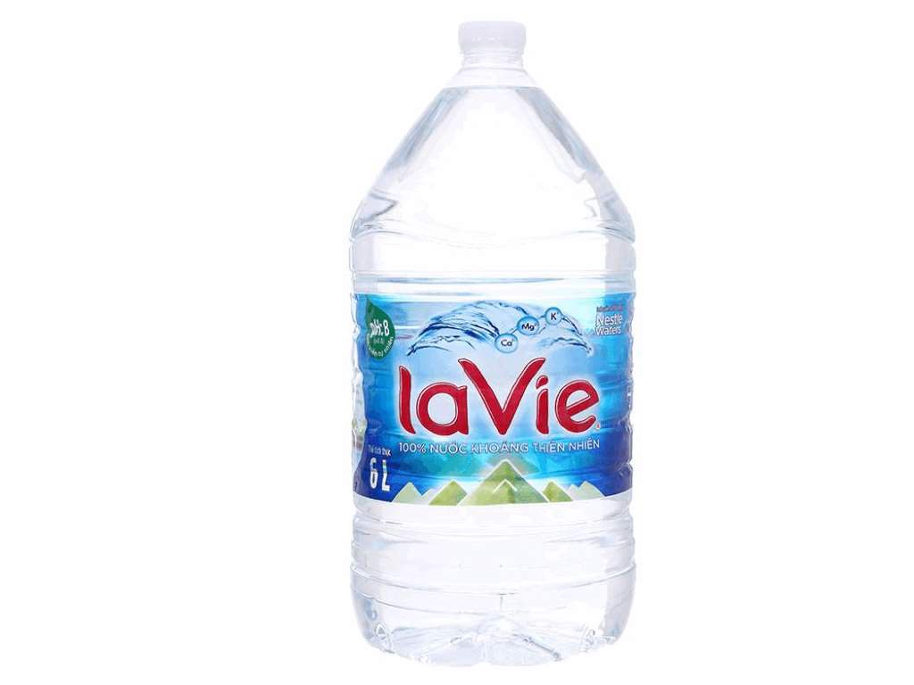 Nước khoáng Lavie 5l,6L/4