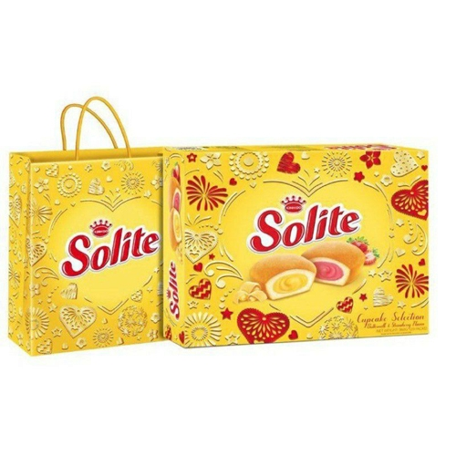 Bánh Solite tết bơ sữa và dâu  324g