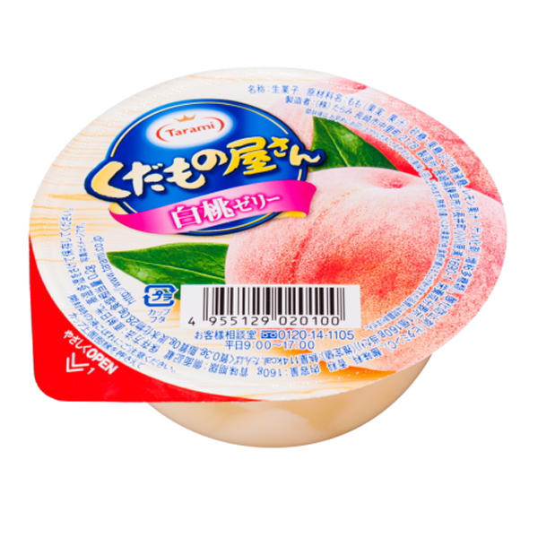 Thạch NK Nhật vị đào trắng Tarami  160g