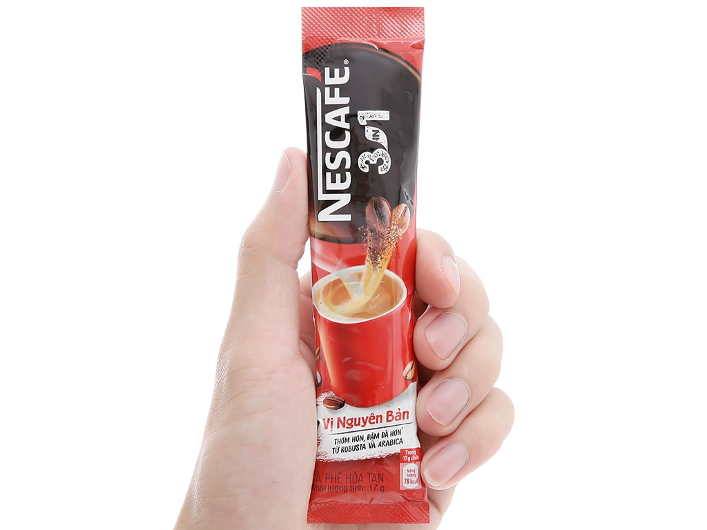 Cafe Nescafe sữa 3 in1 Original nguyên bản hài hòa (đỏ) 20, 22gói*17g/24