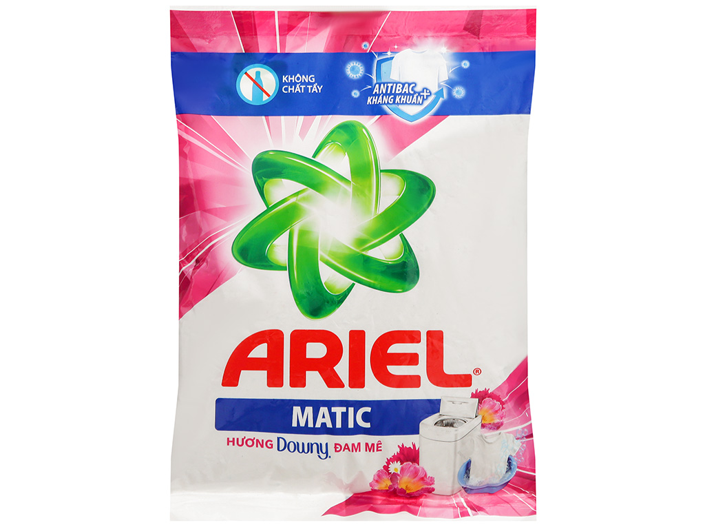Bột giặt Ariel hương Downy sạch nhanh đam mê 620g