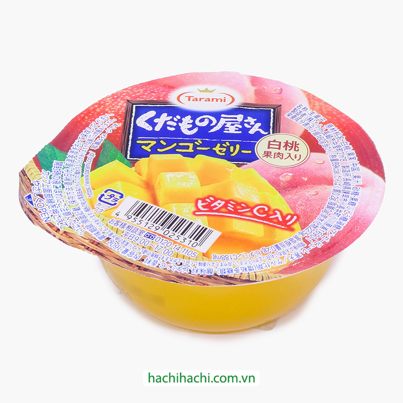 Thạch NK Nhật Tarami vị xoài và đào 160g