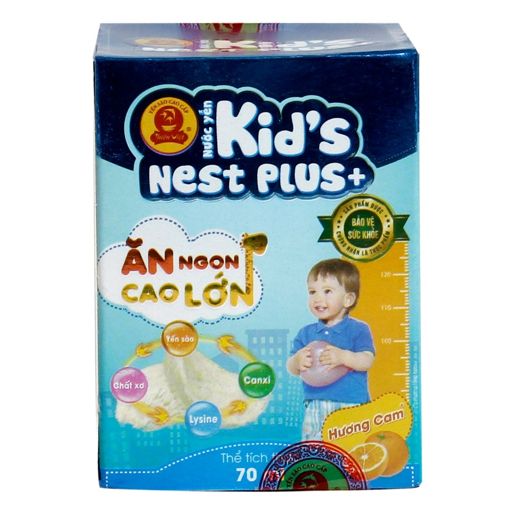 Nước Yến Kidss Nest Plus lọ hương cam 70ml/60