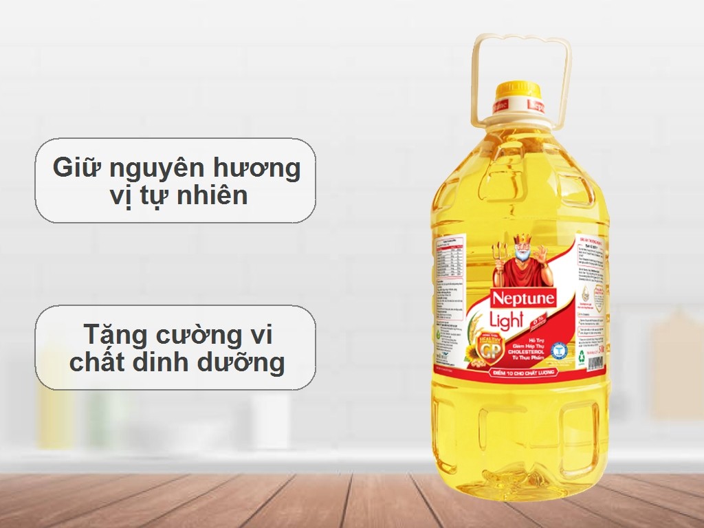 Dầu ăn Neptune Light 5L/4