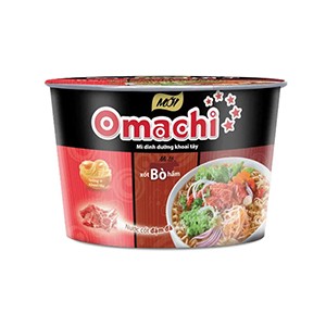Mì Omachi xốt bò hầm hộp 92g