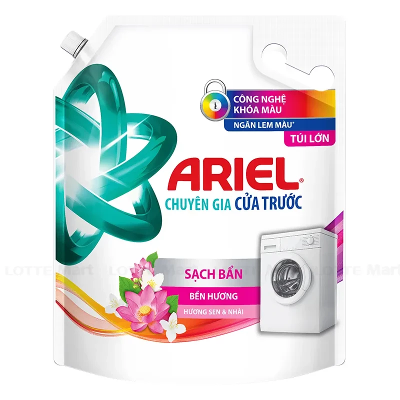 Ariel nước giặt cửa trước hương sen nhài  túi 3.7kg