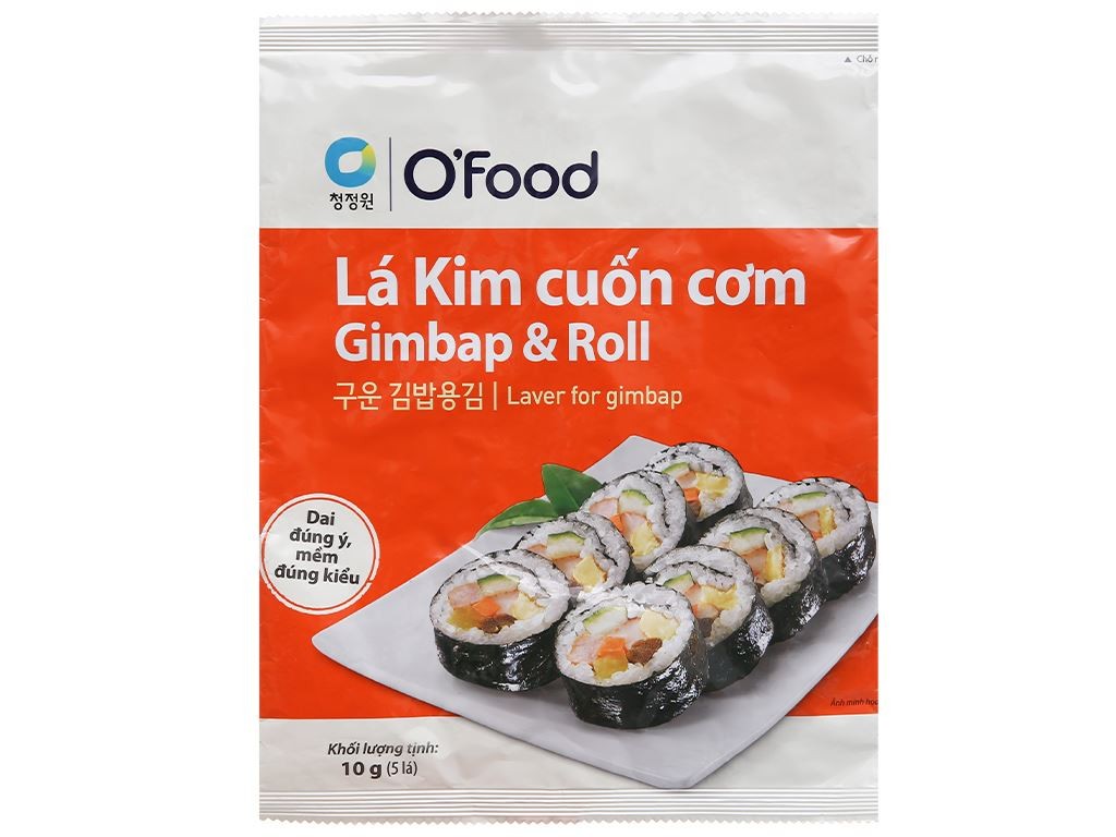 Lá kim cuốn cơm O'Food 10g/64