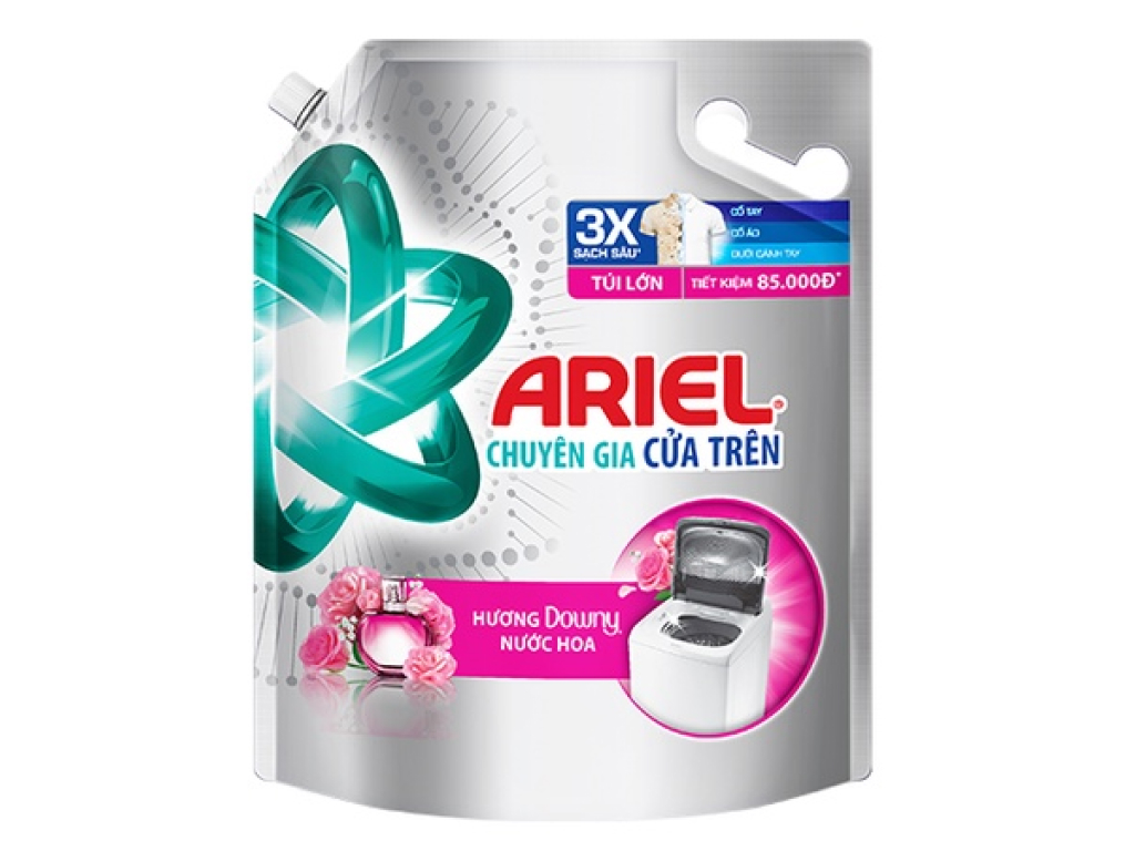 Nước giặt Ariel Downy hương nước hoa đam mê túi 3.9kg