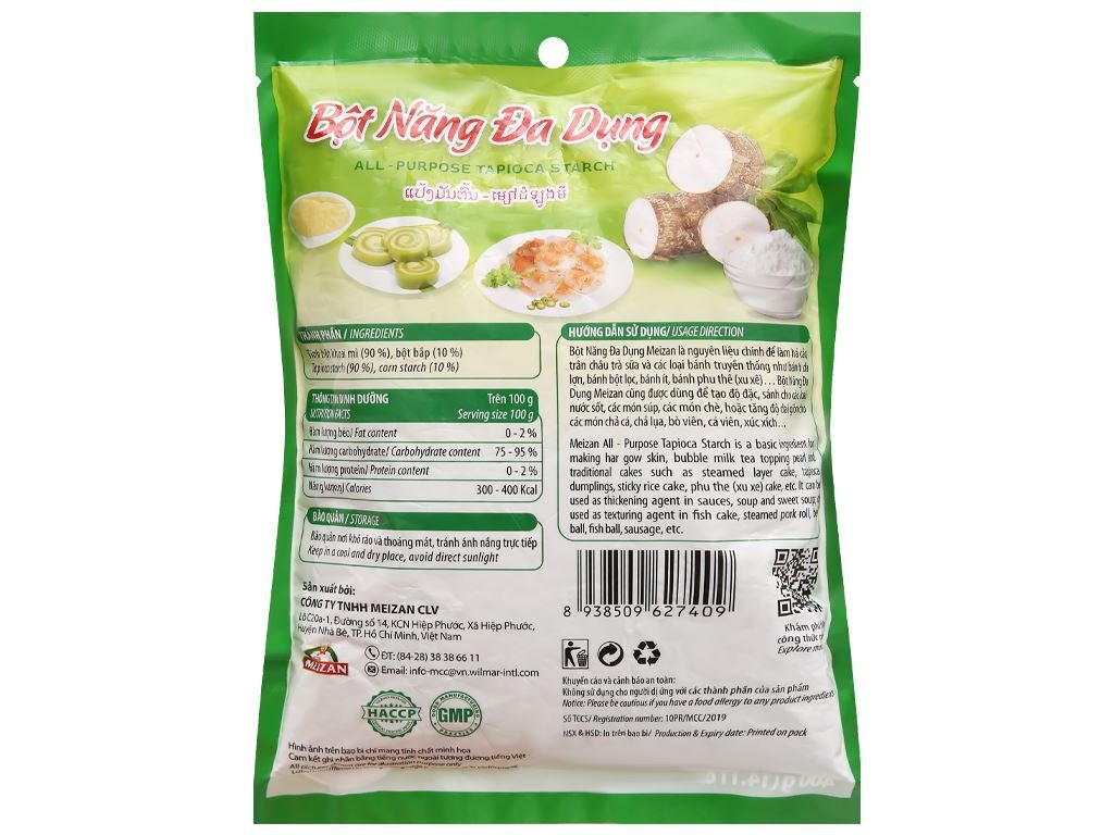 Bột năng đa dụng Meizan 400g/12