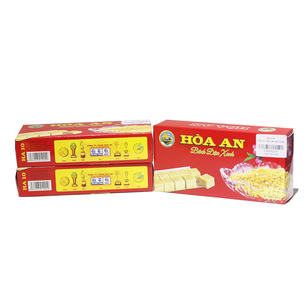 Bánh đậu xanh Hòa An 200g(HA10)/60