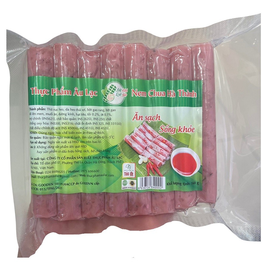 Nem Chua Hà Thành (Tỏi ớt) 160g