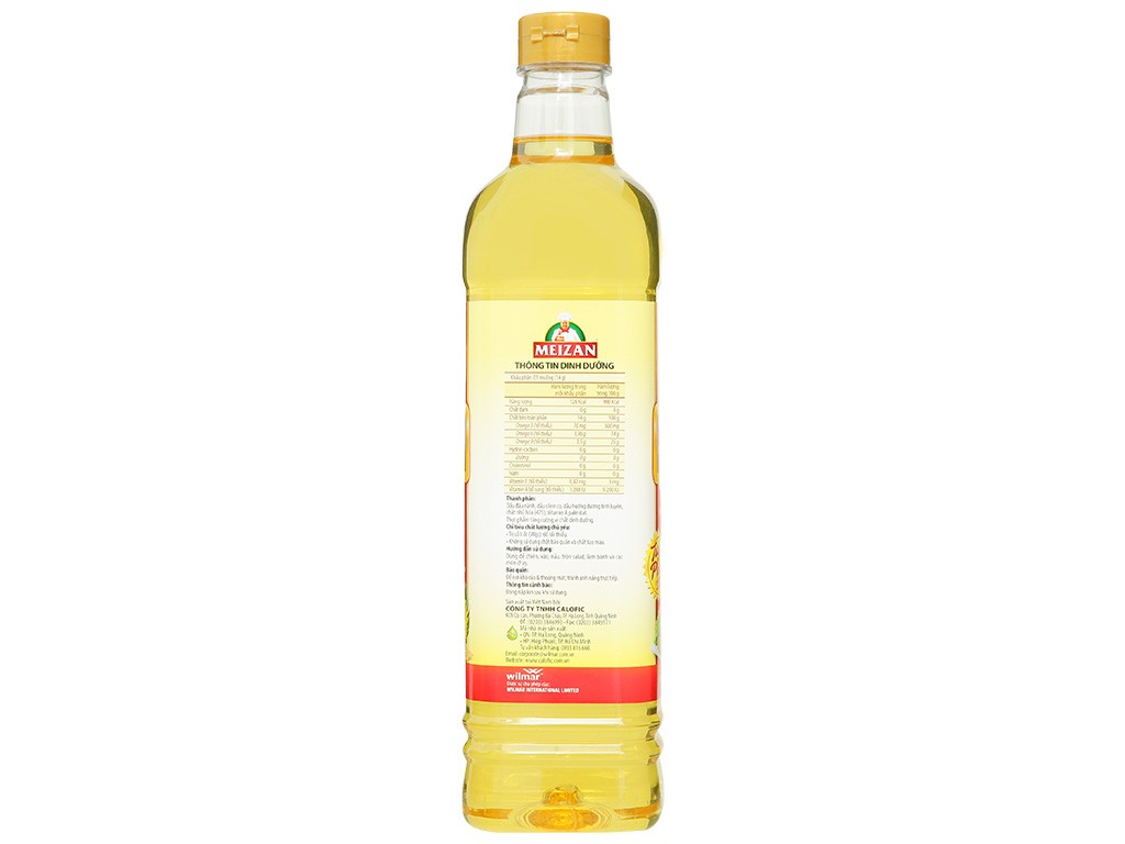 Dầu ăn Meizan gold 1L/12