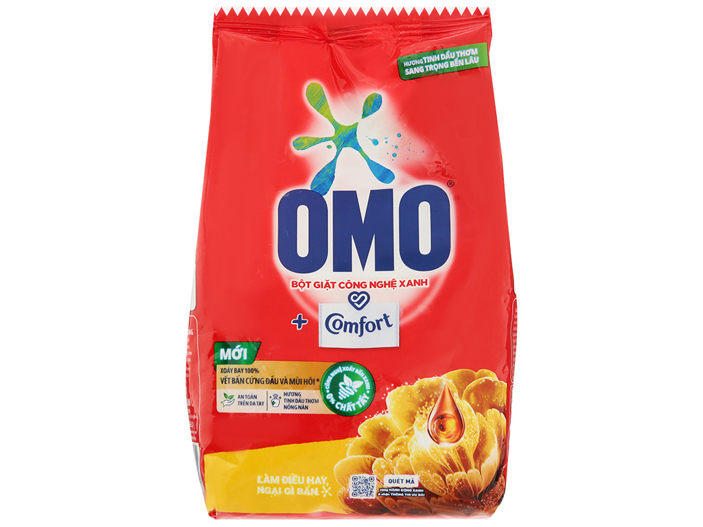 Bột giặt Omo đỏ túi 380g
