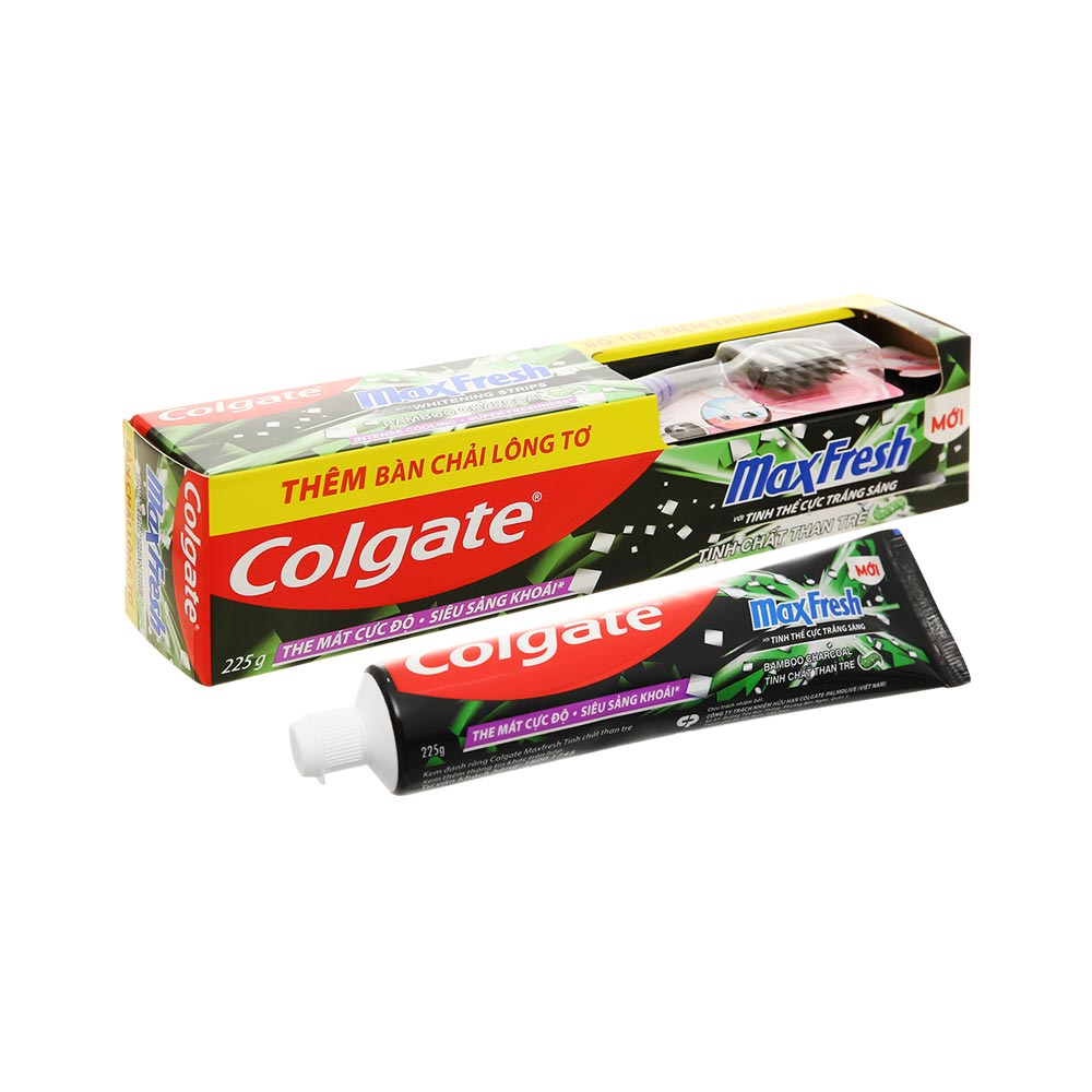 Kem đánh răng Colgate Maxfresh Than tre 225g