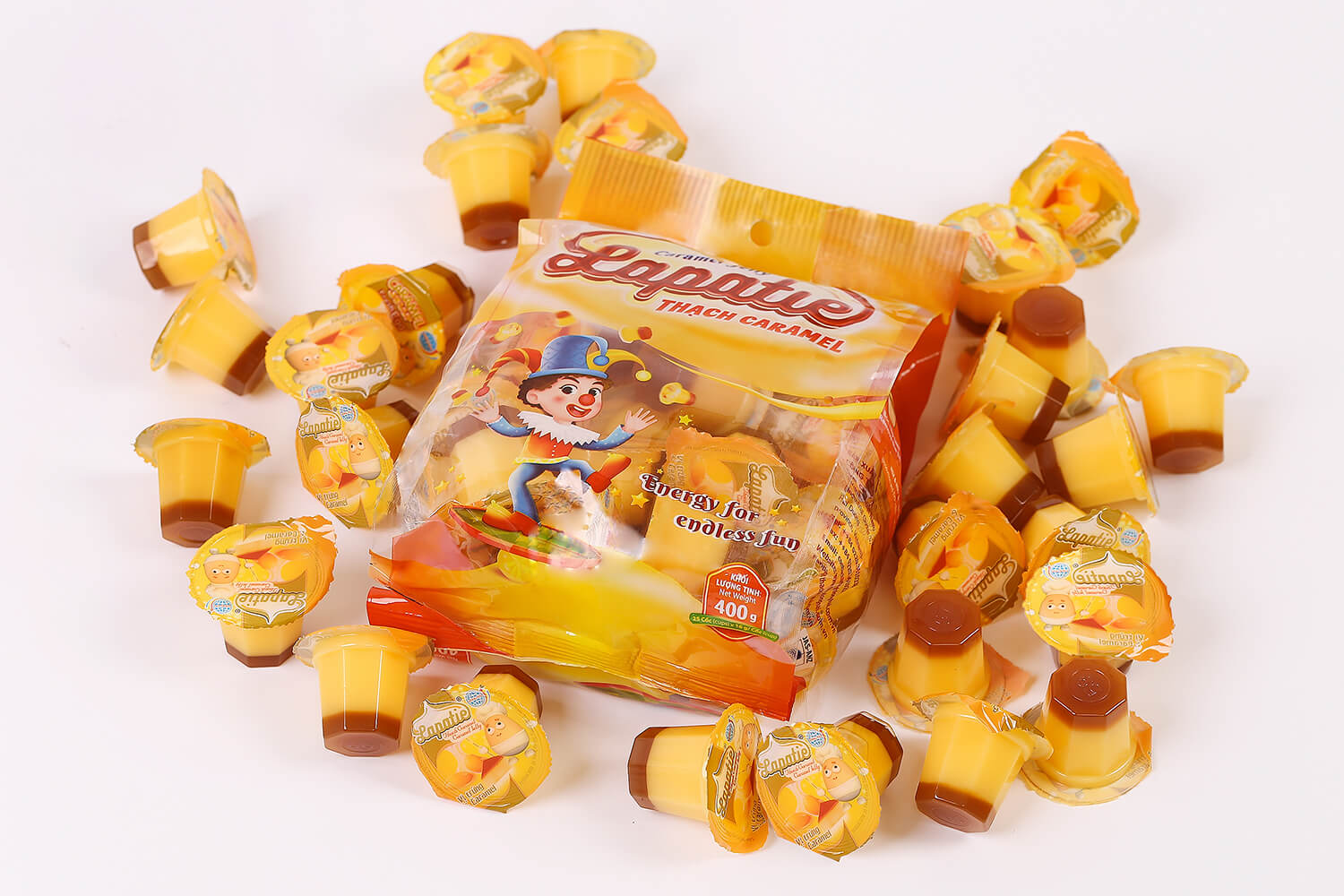 Thạch Long Hải Caramel Lapatie 400g/12