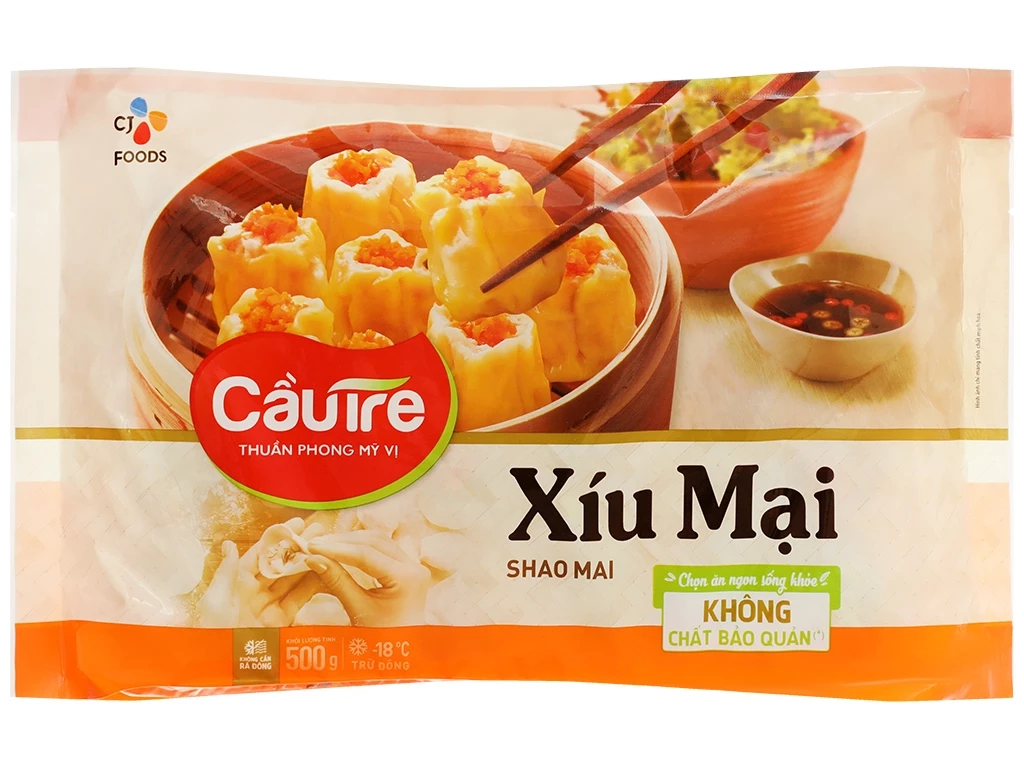 Xíu Mại Cầu Tre Gói 500g