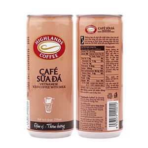Cà phê sữa đá Highlands Iced coffee with Milk 235ml