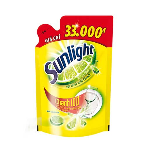 Nước rửa chén Sunlight chanh túi 1.4kg