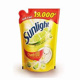 Nước rửa chén Sunlight 750ml chanh túi