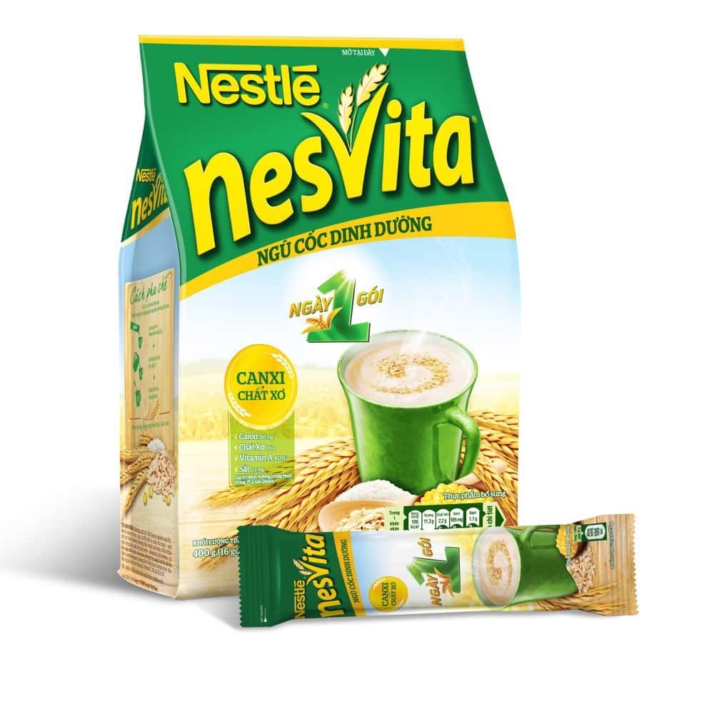 Ngũ cốc Nesvita ít đường 400g | Ngũ Cốc Dinh Dưỡng