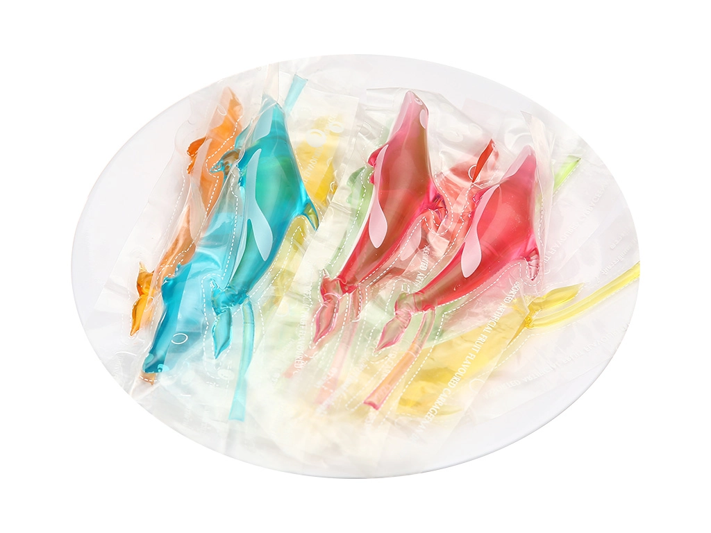 Thạch trái cây hình cá voi-300g/30