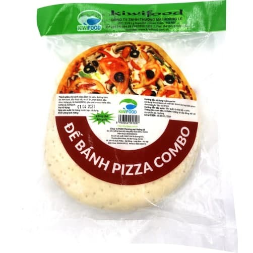 Combo đế bánh pizza: Gồm 2 đế + 200g phomai