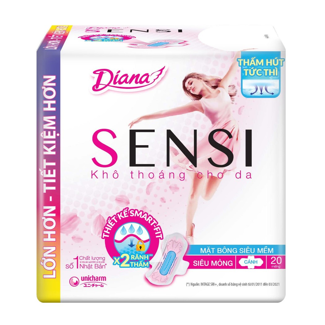 BVS diana Sensi siêu mỏng cánh 20M