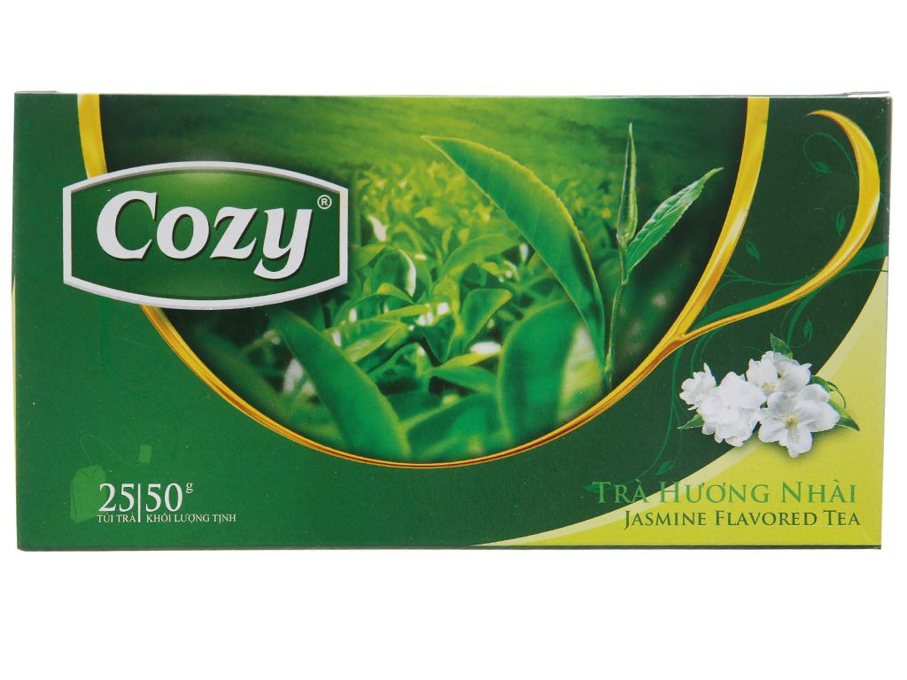 Trà Cozy trà xanh hương nhài 25g*2g