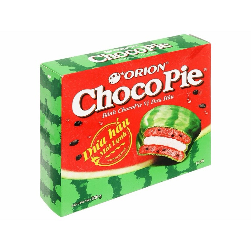 Bánh Chocopie dưa hấu 12P 360g/8