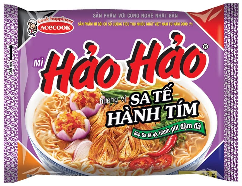 Mì Hảo Hảo sa tế hành tím 74g