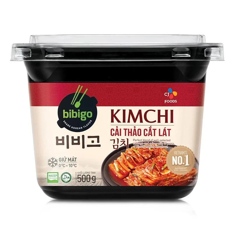Kimchi cải thảo cắt lát Bibigo 500g/24