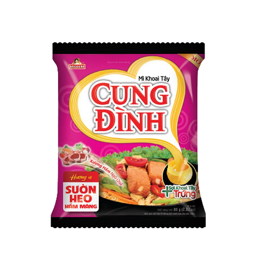 Mì cung đình sườn heo hầm măng 80g/30