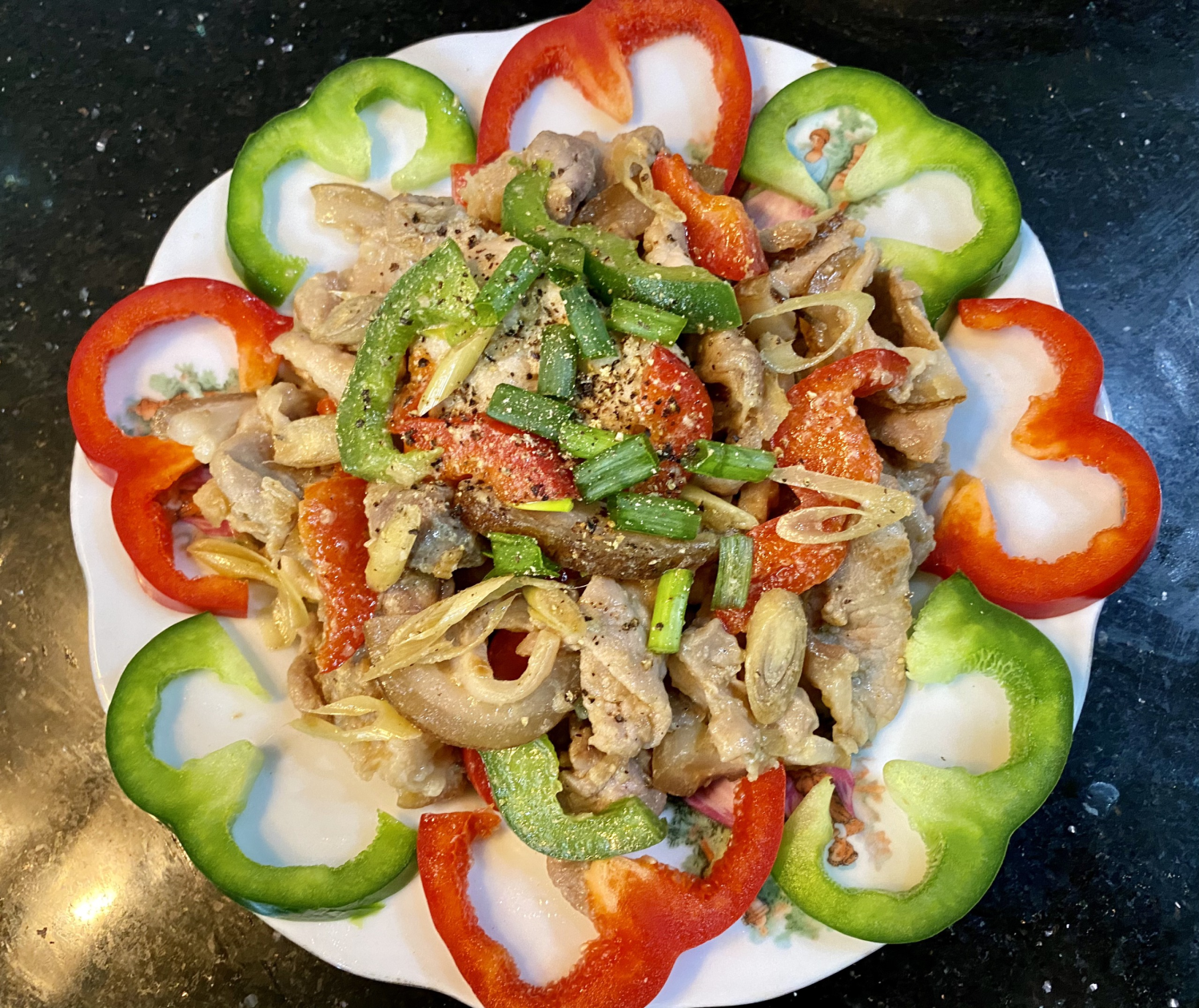 Thịt Lợn Mán Xào Sả Ớt 300G