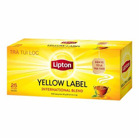 Lipton trà nhãn vàng Banner nhúng 25 gói*2g