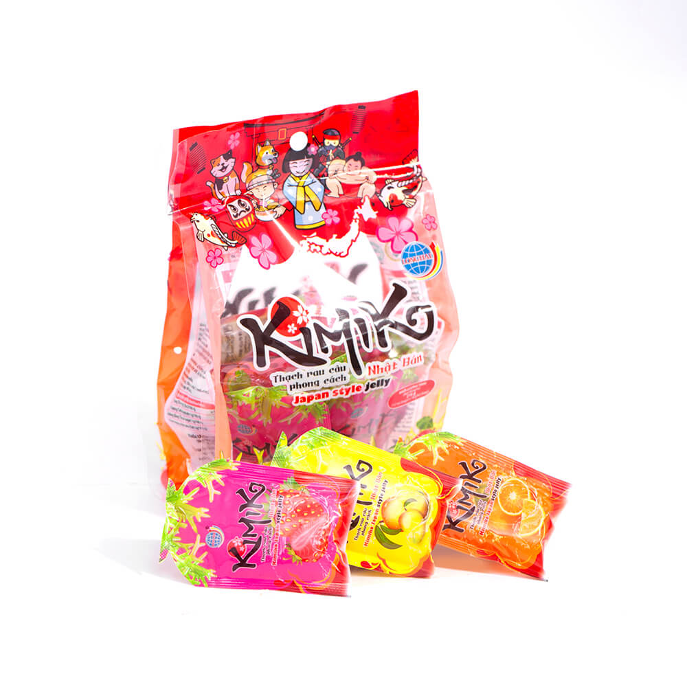 Thạch rau câu Kimiko túi 216g