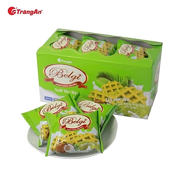 Bánh Belgi Tràng An trứng sữa mềm cốm 322g