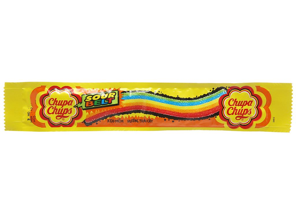 Chupa Chup Sour Belt Kẹo Mềm ( Hương Trái Cây) 8g/48