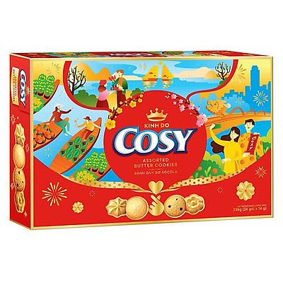 Bánh quy Cosy thập cẩm chocolate 336g