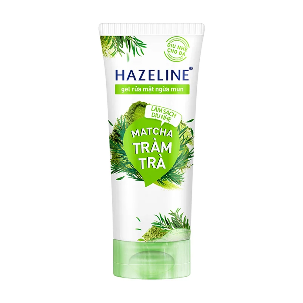 Sữa rửa mặt Hazeline Matcha tràm trà 100g