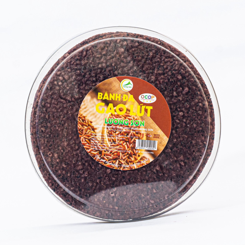 Bánh đa gạo lứt vừng đen Đô lương 220g