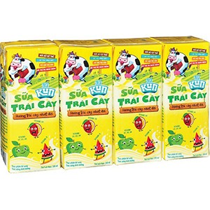 Kun sữa trái cây nhiệt đới 180ml